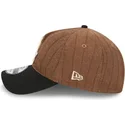 chicago-white-sox-mlb-new-era-9twenty-a-frame-wool-pinstripe-justerbar-brun-og-sort-buet-kasket