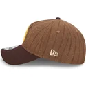 san-diego-padres-mlb-new-era-9twenty-a-frame-brun-justerbar-buet-kasket-i-uld-pinstripe