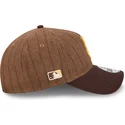 san-diego-padres-mlb-new-era-9twenty-a-frame-brun-justerbar-buet-kasket-i-uld-pinstripe