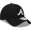 sort-justerbar-kurvet-kasket-9twenty-merino-wool-fra-atlanta-braves-mlb-fra-new-era