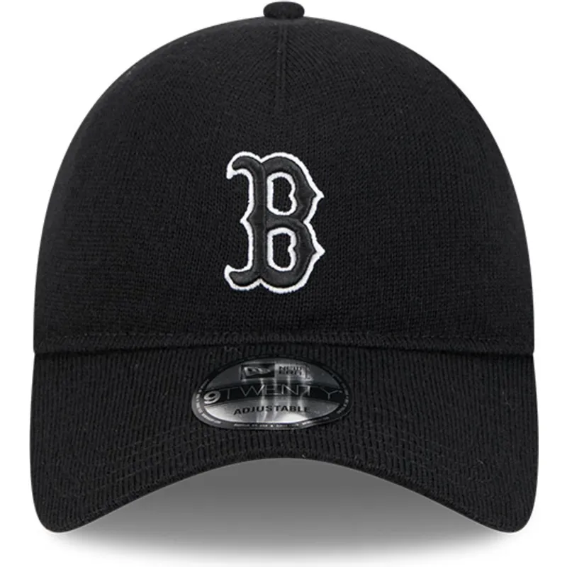 sort-justerbar-buet-kasket-9twenty-merino-wool-fra-boston-red-sox-mlb-fra-new-era