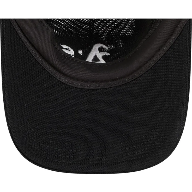 sort-justerbar-kurvet-kasket-9twenty-merino-wool-fra-oakland-athletics-mlb-fra-new-era