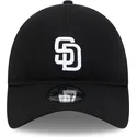 san-diego-padres-mlb-new-era-9twenty-justerbar-sort-buet-kasket-i-merinould