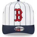 boston-red-sox-mlb-new-era-9fifty-a-frame-satin-pinstripe-hvid-og-marinebla-snapback-kasket