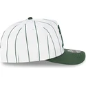 hvid-og-gron-buet-kasket-snapback-9fifty-a-frame-satin-pinstripe-fra-oakland-athletics-mlb-fra-new-era