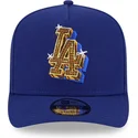 los-angeles-dodgers-mlb-new-era-9fifty-a-frame-emblem-bla-snapback-kasket-med-buet-skygge