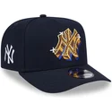 new-era-new-york-yankees-mlb-9fifty-a-frame-emblem-marinebla-snapback-kasket