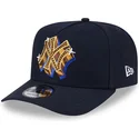 marinebla-buet-kasket-snapback-9fifty-a-frame-emblem-fra-new-york-yankees-mlb-fra-new-era