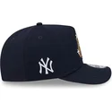 marinebla-buet-kasket-snapback-9fifty-a-frame-emblem-fra-new-york-yankees-mlb-fra-new-era