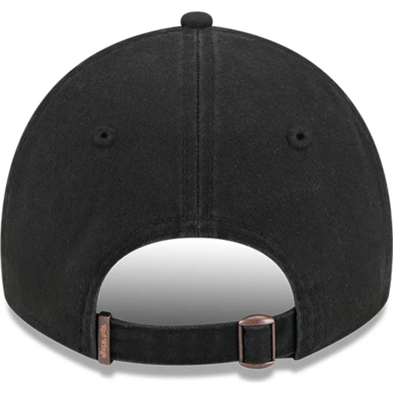 sort-justerbar-kurvet-kasket-9twenty-stamp-fra-detroit-red-wings-nhl-fra-new-era