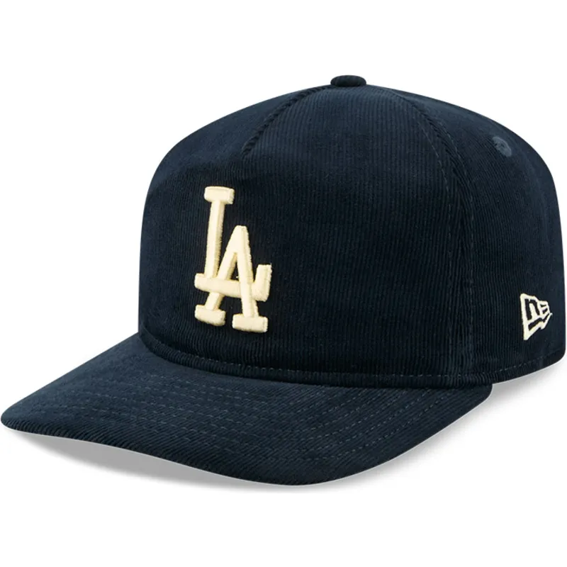 morkebla-buet-snapback-kasket-golfer-nostalgic-fra-los-angeles-dodgers-mlb-fra-new-era