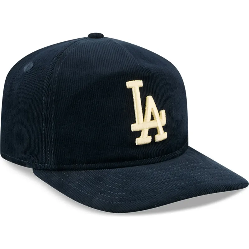 morkebla-buet-snapback-kasket-golfer-nostalgic-fra-los-angeles-dodgers-mlb-fra-new-era