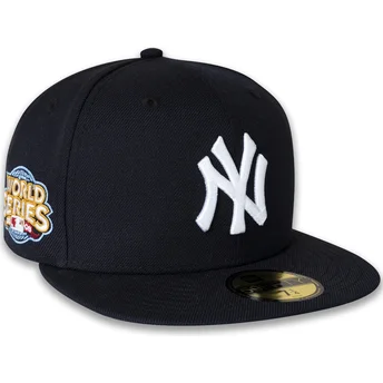 Marineblå 59FIFTY World Series 2009 Side Patch fitted cap fra New York Yankees MLB fra New Era