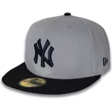 gra-og-marinebla-fitted-flat-cap-59fifty-world-series-2000-side-patch-fra-new-york-yankees-mlb-af-new-era