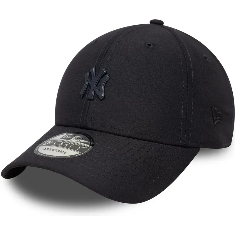 justerbar-marinebla-kurvet-kasket-9forty-pin-fra-new-york-yankees-mlb-af-new-era