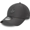 gra-justerbar-9forty-kurvet-kasket-med-los-angeles-lakers-nba-pin-fra-new-era