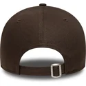 justerbar-brun-buet-kasket-9forty-outline-los-angeles-dodgers-mlb-fra-new-era