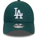 gron-justerbar-kurvet-kasket-9forty-league-essential-fra-los-angeles-dodgers-mlb-fra-new-era