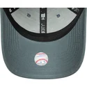 gra-justerbar-curved-kasket-med-grat-logo-9forty-league-essential-fra-new-york-yankees-mlb-fra-new-era