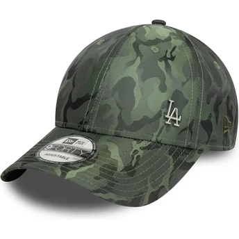 Buet kasket camouflage justerbar 9FORTY Flawless Pin Los Angeles Dodgers MLB fra New Era