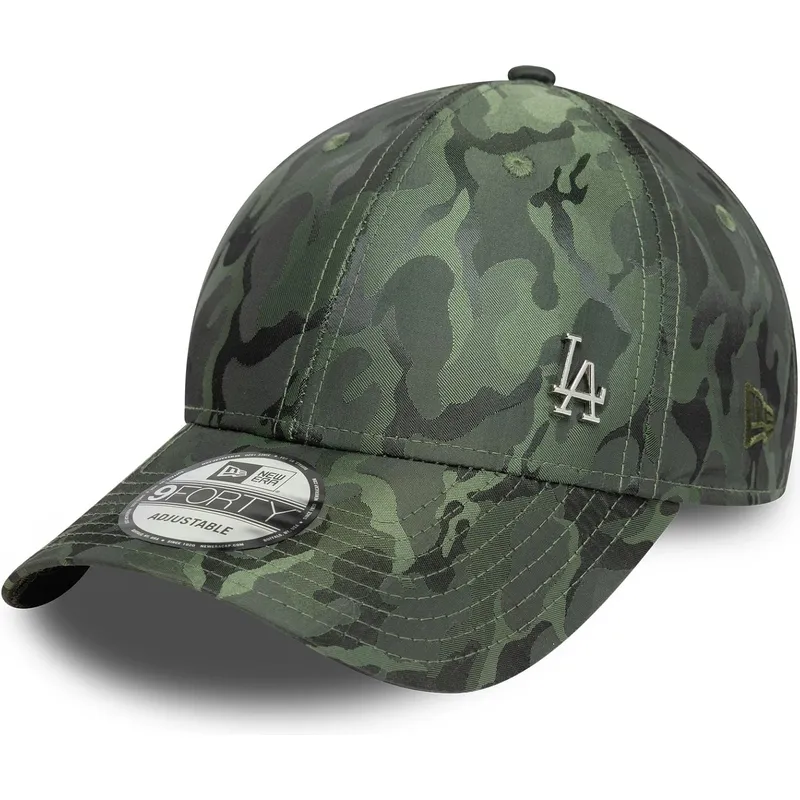 buet-kasket-camouflage-justerbar-9forty-flawless-pin-los-angeles-dodgers-mlb-fra-new-era