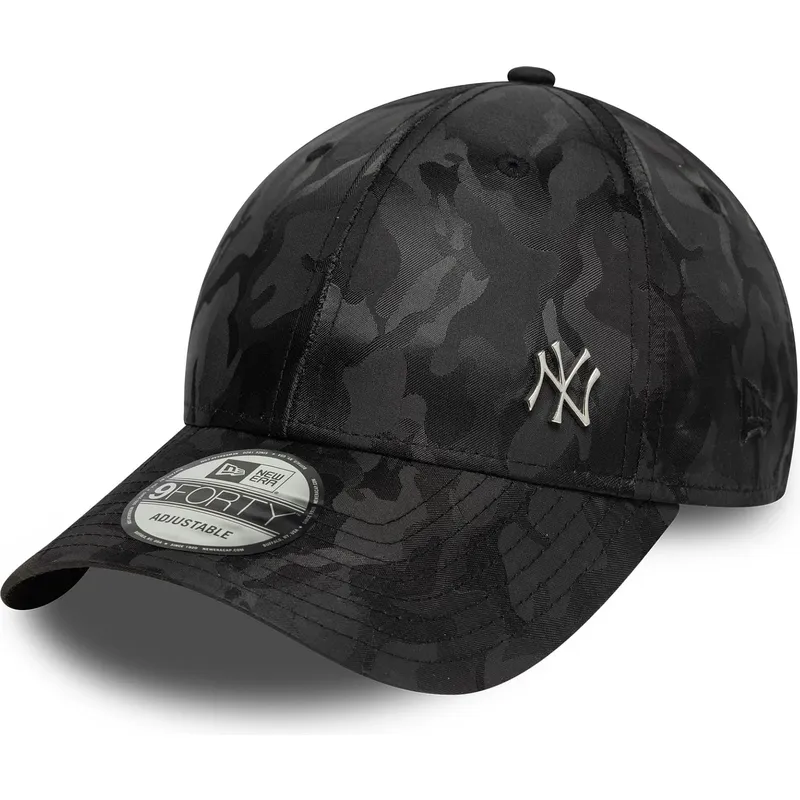 buet-kasket-sort-camouflage-justerbar-9forty-flawless-pin-fra-new-york-yankees-mlb-fra-new-era