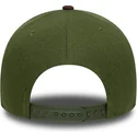 los-angeles-dodgers-mlb-new-era-9forty-e-frame-suede-visor-gron-og-brun-kurvet-snapback-kasket