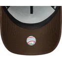 los-angeles-dodgers-mlb-new-era-9forty-e-frame-suede-visor-gron-og-brun-kurvet-snapback-kasket