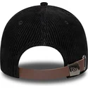 sort-justerbar-9forty-e-frame-cord-kasket-med-buet-skygge-fra-new-york-yankees-mlb-fra-new-era