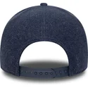 los-angeles-dodgers-mlb-new-era-9forty-e-frame-melton-morkebla-snapback-kasket-med-buet-skygge-og-morkebla-logo