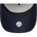 los-angeles-dodgers-mlb-new-era-9forty-e-frame-melton-morkebla-snapback-kasket-med-buet-skygge-og-morkebla-logo