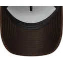 brun-buet-snapback-9forty-e-frame-patch-cord-kasket-fra-new-era