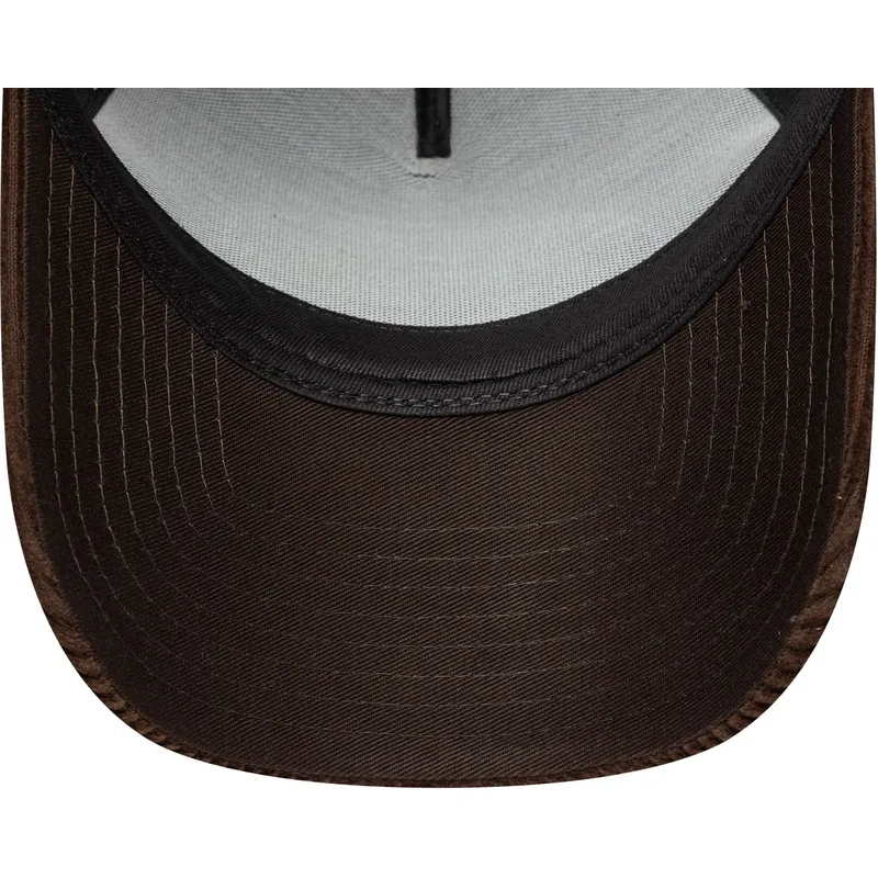 brun-buet-kasket-snapback-9forty-e-frame-patch-cord-fra-new-era