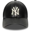 justerbar-sort-buet-kasket-9forty-m-crown-img-leather-fra-new-york-yankees-mlb-fra-new-era