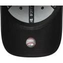 new-era-new-york-yankees-mlb-9forty-satin-bow-back-sort-justerbar-kvindekasket-med-buet-skygge-og-sort-logo