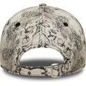 new-era-new-york-yankees-mlb-9forty-snake-gra-justerbar-kvindekasket-med-buet-skygge