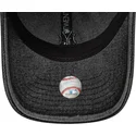 buet-sort-justerbar-kasket-til-kvinder-9twenty-denim-fra-new-york-yankees-mlb-fra-new-era