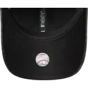new-era-new-york-yankees-mlb-9twenty-worn-pu-sort-justerbar-kvindekasket-med-sort-logo