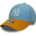 new-era-new-york-yankees-mlb-9forty-cord-justerbar-bla-og-brun-buet-kasket-til-drenge