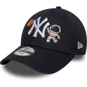 new-era-new-york-yankees-mlb-9forty-space-icon-justerbar-marinebla-buet-kasket-til-drenge