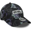 new-era-9forty-space-all-over-print-justerbar-sort-buet-kasket-til-born