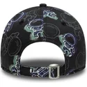 new-era-9forty-space-all-over-print-justerbar-sort-buet-kasket-til-born
