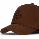 justerbar-brun-buet-kasket-med-brunt-logo-baseball-peach-obl061-fra-oblack
