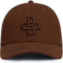 justerbar-brun-buet-kasket-med-brunt-logo-baseball-peach-obl061-fra-oblack