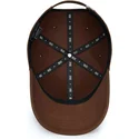 justerbar-brun-buet-kasket-med-brunt-logo-baseball-peach-obl061-fra-oblack