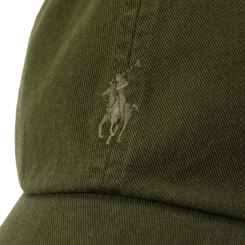 gron-justerbar-buet-kasket-med-gront-cotton-chino-classic-sport-logo-fra-polo-ralph-lauren