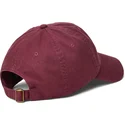 bordeaux-justerbar-buet-kasket-med-bordeaux-logo-cotton-chino-classic-sport-fra-polo-ralph-lauren