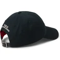 sort-justerbar-kasket-med-buet-skygge-classic-sport-polo-holiday-bear-fra-polo-ralph-lauren