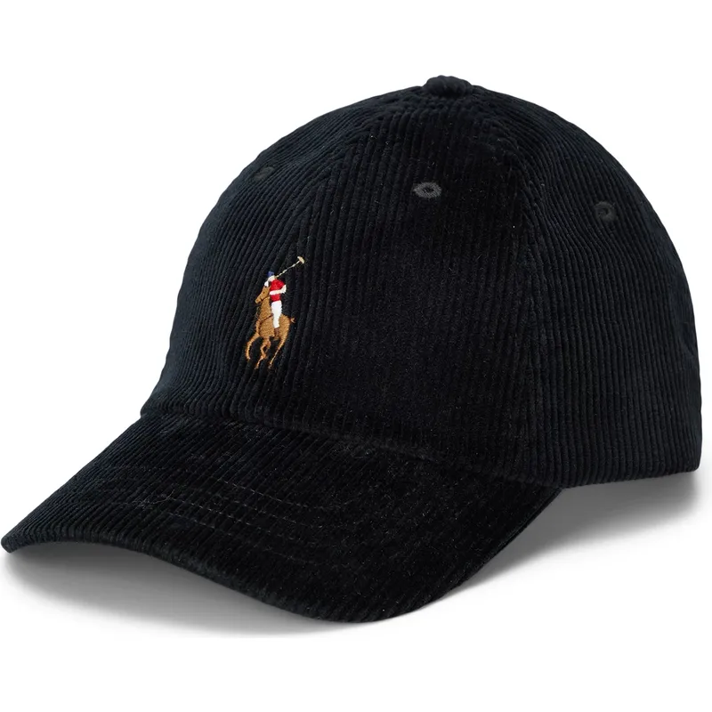 sort-justerbar-curved-cap-classic-sport-corduroy-fra-polo-ralph-lauren