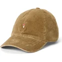 lysebrun-justerbar-buet-kasket-classic-sport-corduroy-fra-polo-ralph-lauren